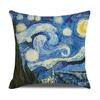 Vintage Art Cushion Cover Van Gogh Oil Painting Pillowcase Living Room Sofa Decoration Pillowcase