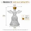 Vintage Spread Winged Eagle Liberty Bell Glass Decanter US 250 Years Commemorative Liquor Dispenser Clear Crystal Wine Bottle
