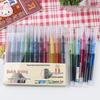 Colorful Quick-Drying Liquid Gel Rollerball Pen - Transparent Office Stationery