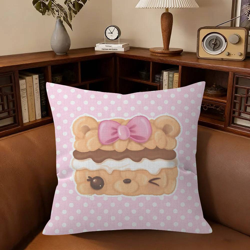 Cute Num Noms Cartoon Cushion Cover Decorative Pillow Sofa Home Decor Case Pillow Cases
