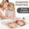 Фото на заказ алмазная живопись картина горный хрусталь полная круглая дрель крест вышивка алмазная вышивка искусство персонализированный подарок