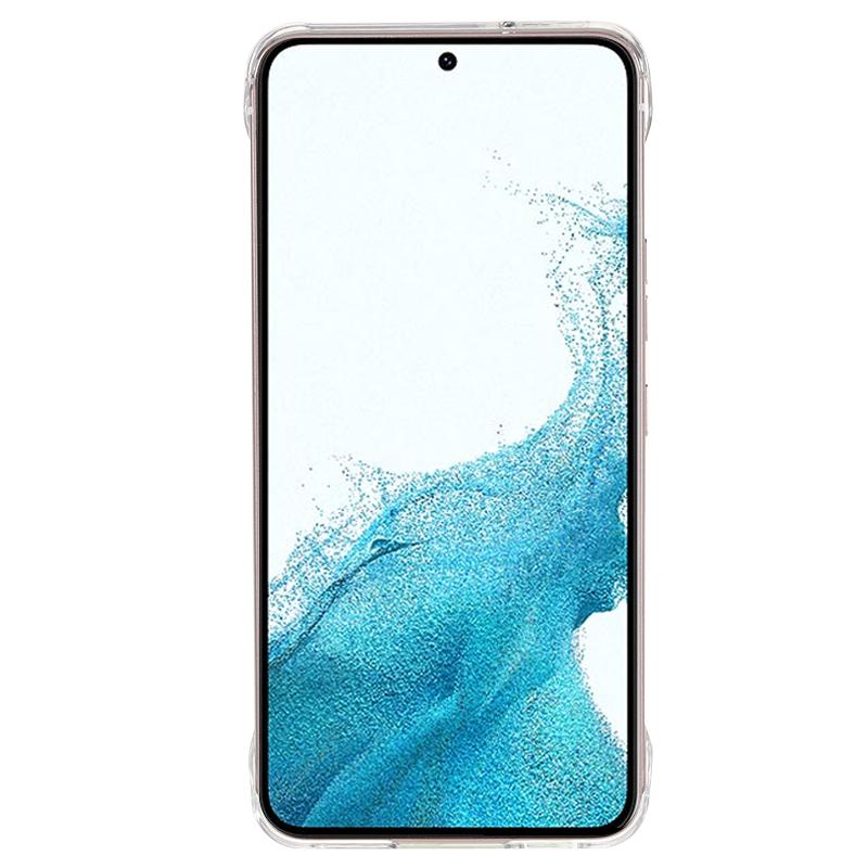 For Samsung Galaxy S22 5G Transparent Hard PC Anti-drop Phone Case Frameless Smartphone Back Cover