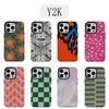 Роскошный ретро-чехол для телефона Y2K с солнцем для iPhone 17 16e 16 15 14 13 12 11 X XS XR XSMAX 7 8 Air Pro Max Plus Роскошный двухслойный