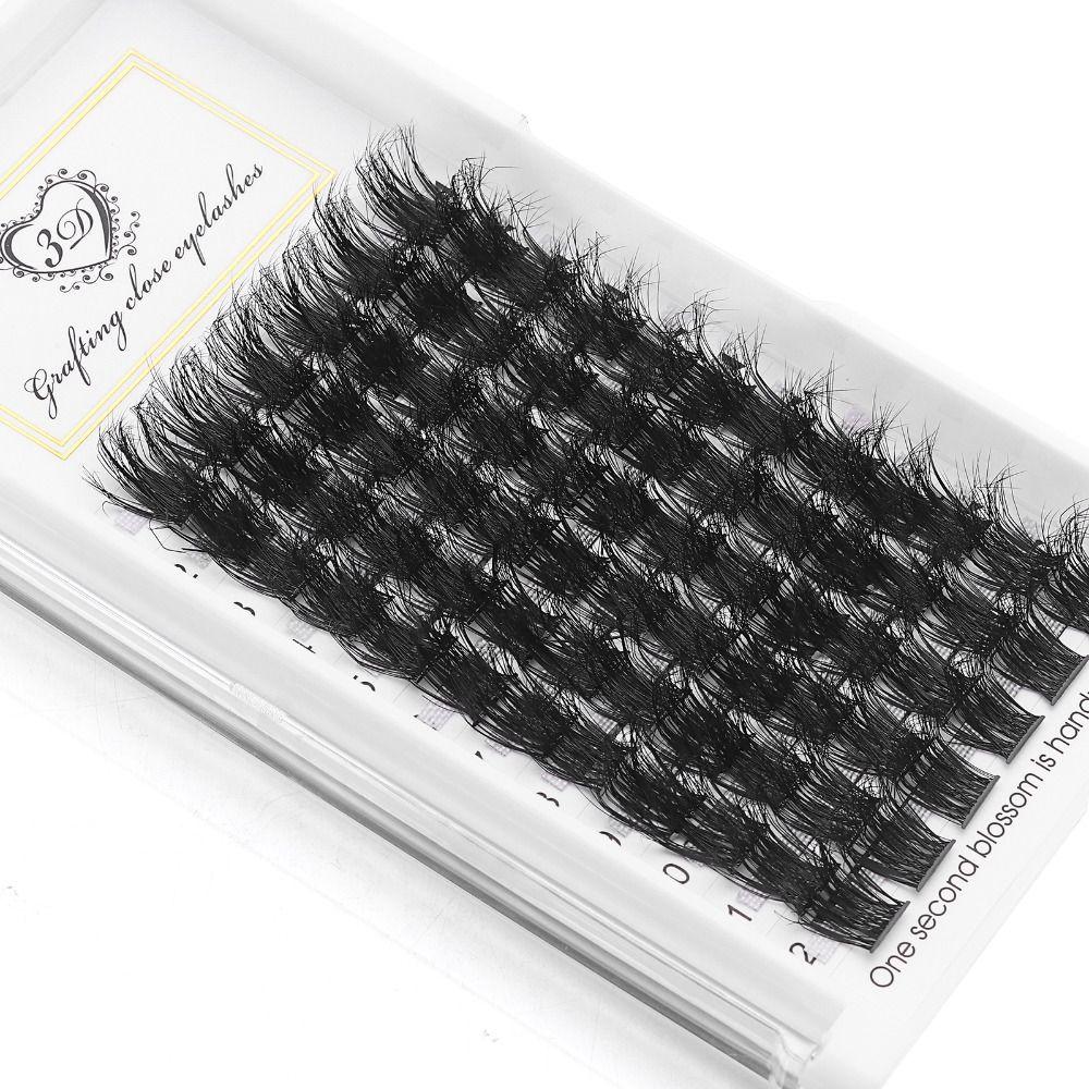 Искусственная норка, отдельные кластерные ресницы, эффектное наращивание ресниц своими руками, кластеры женских ресниц