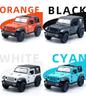 1:36 Jeep Metal Car Alloy Model Off-Road Three Doors Pull Back Boy Gifts Cross-border Wholesale ap1