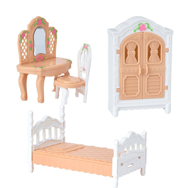 Набор для гостиной Серия имитационной мебели Детский игровой домик Имитация домашней мебели Набор кукол