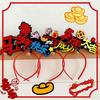 Cartoon 2026 Happy New Year Headband Red New Year Headdress Kawaii Horse Year Hairband  Children