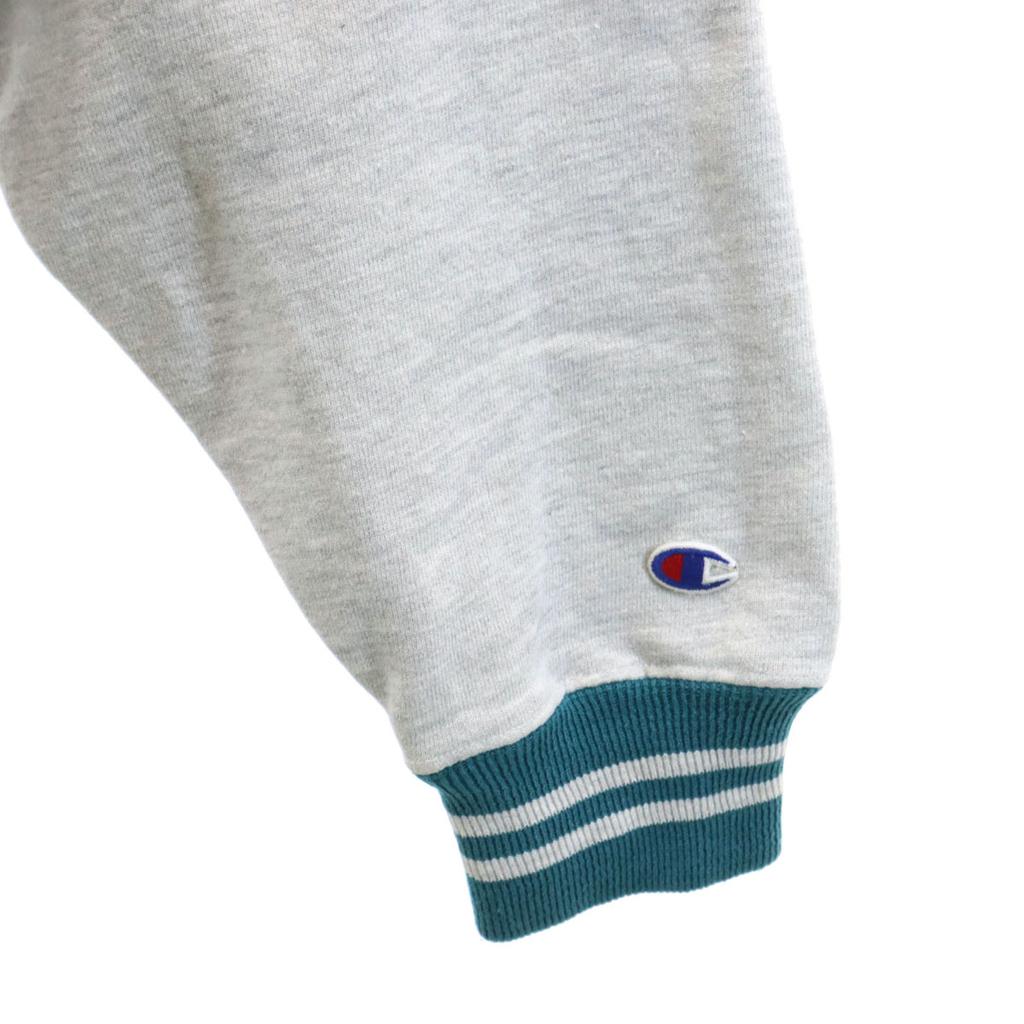 Champion 90-е годы Старая вышитая бирка сделано в США Толстовка с длинным рукавом Reverse Weave тренажер Мужская Б/У