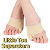 Soft Little Toe Separators Anti-Slip Little Toe Straightener  For Pinky Toe Relief