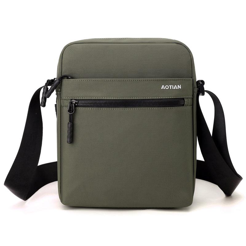 Мужская сумка через плечо, легкая, многосекционная сумка через плечо