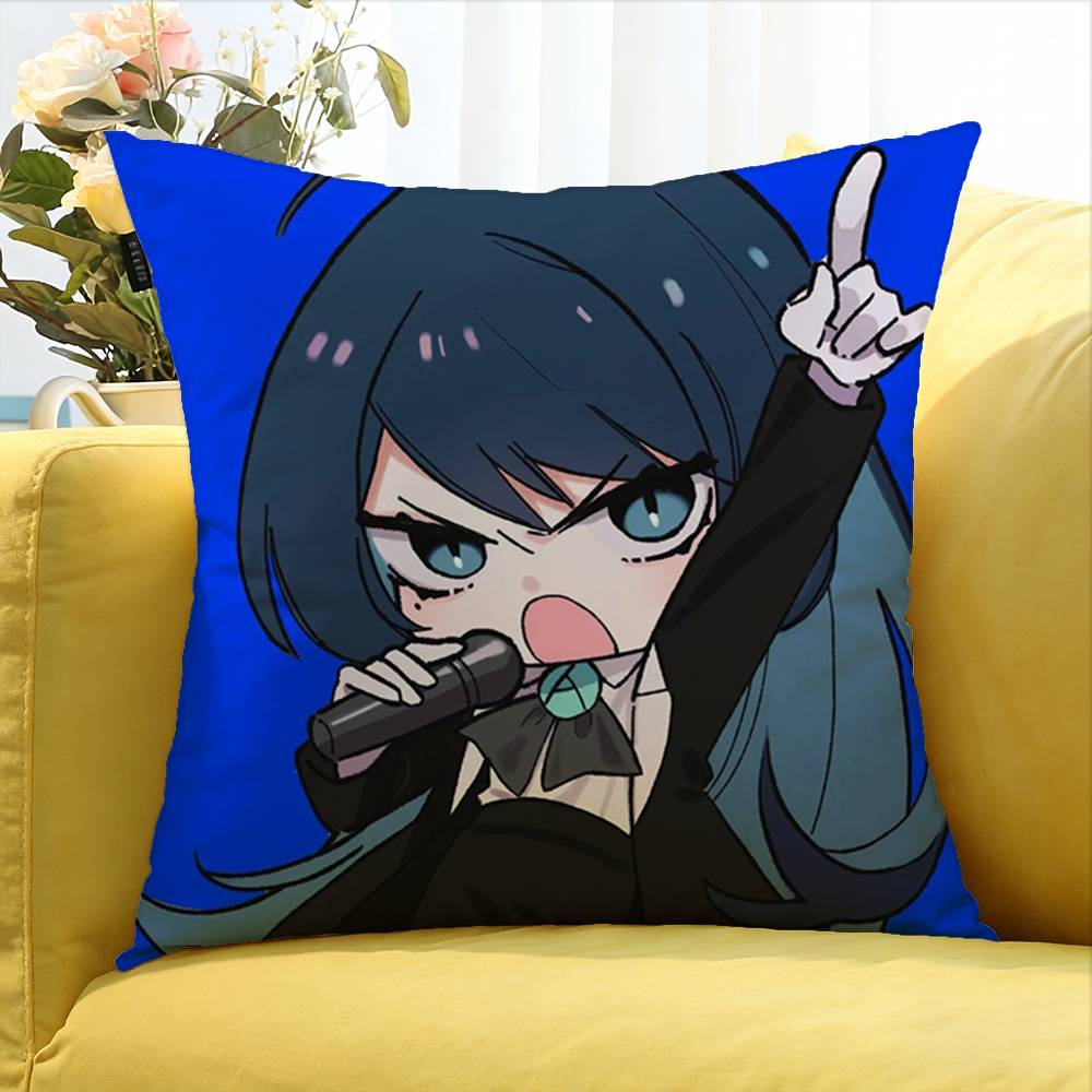 Virtual Singer A-Ado K-Kyogens World Various Sizes Square Pillow Case For Car Home Bedchamber Decor
