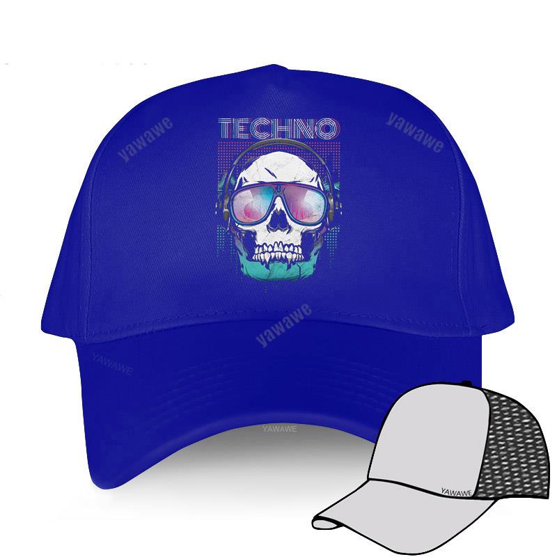 Модный бренд Бейсболки sunmmer Snapback Hat унисекс Awesome Techno Music Skull Head Взрослые новейшие кепки для гольфа Дышащие шапки