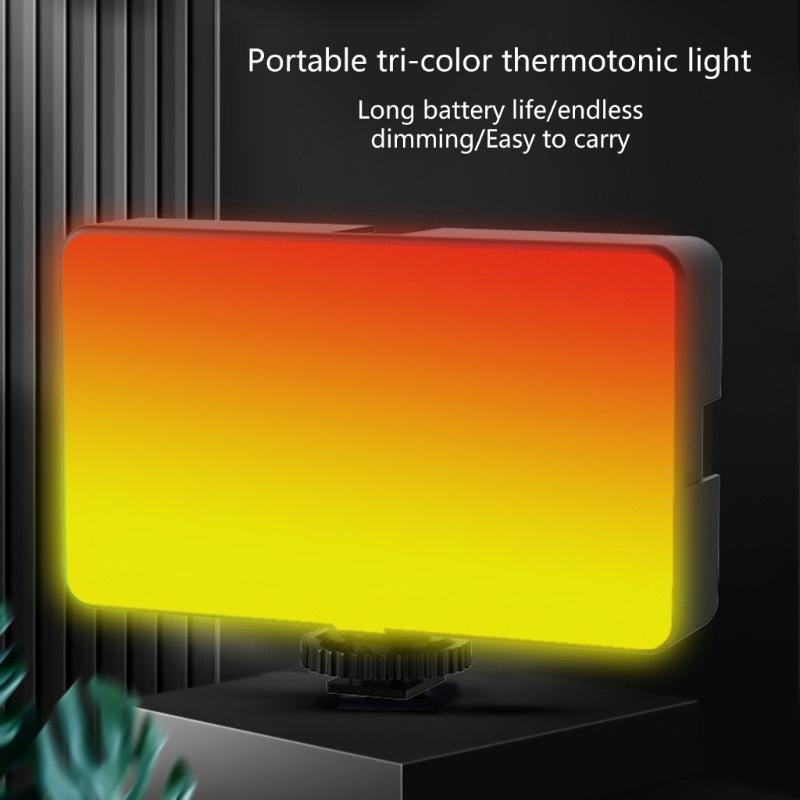 Перезаряжаемый светодиодный видеосвет 10 Вт мощности с регулируемой цветовой температурой для студийной и уличной фотосъемки