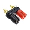 Binding Post Banana Plugs Couple Terminals Audio Amplifier Terminal Double Banana Socket