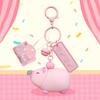 Creative Capybara Keychain Cartoon Car Key Ring Delicate Kapibara Pendant Keyring  Female