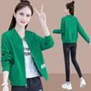 Женская повседневная легкая куртка большого размера, бейсбольная куртка с короткими лацканами