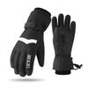Лыжные и сноубордические перчатки с утеплителем 3M Thinsulate, водонепроницаемым ремешком для смартфона, флисовой подкладкой и карманами для хранения ски-пасса, совместимые, двухслойные