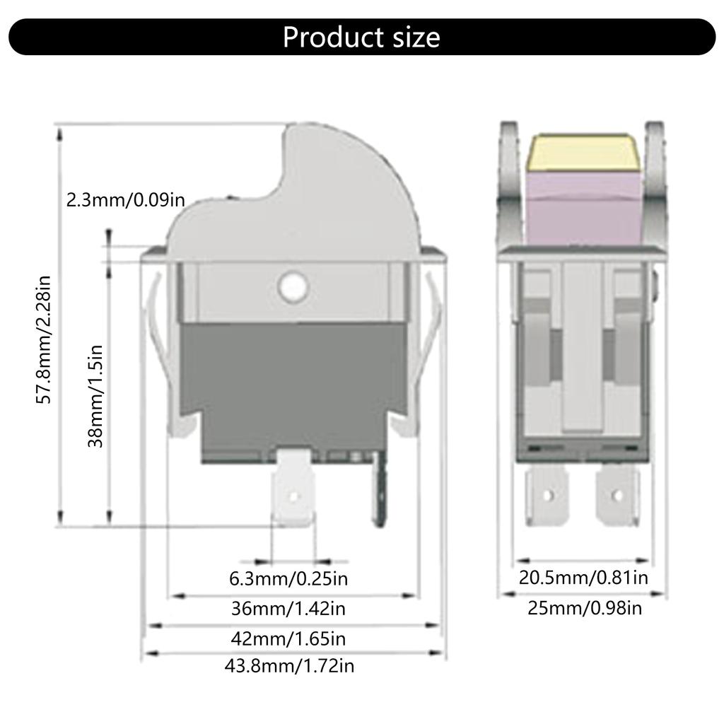 Industrial 125V/250VAC Key Locking Push Button Switches 4 Pin Electric Safety Control Heavy Duty 4 Pin Key Operated