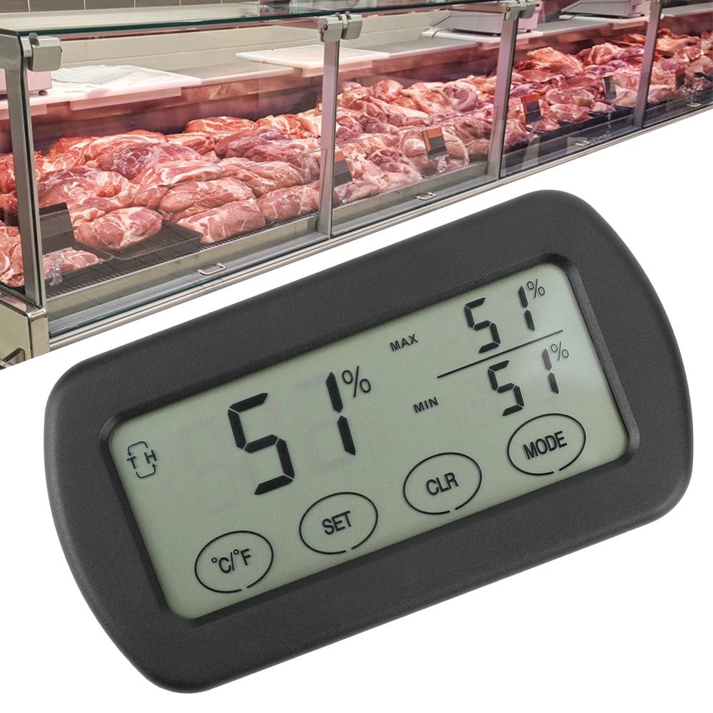LCD Touch Hygrothermograph Thermometer Hygrometer Electronic Indoor Temperature Humidity Meter Thermometer Detector