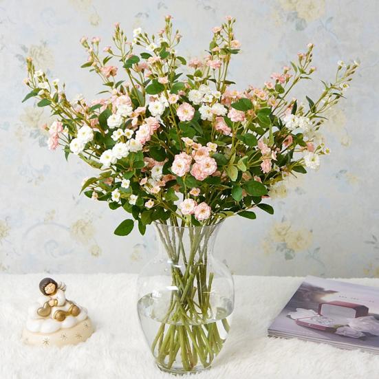 Модные искусственные растения, привлекательные цвета, стойкие, вечные