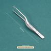 Пинцеты из нержавеющей стали с нескользящими наконечниками, изогнутая и прямая головка, для офтальмологии и ремонта электрооборудования, длинный зажим для водных растений, доставка поштучно