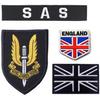 Великобритания Британский Специальный Авиадесантный Полк SAS Флаг Вышивка Нашивка Военные Кто Рискует, Тот Победит Значки Морали Нарукавная Повязка Эмблема Аппликация Липучка Нашивки