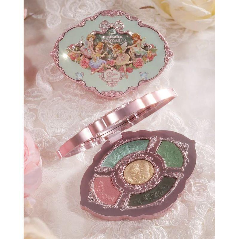 Flower Knows - Палитра макияжа «Сказки середины лета» с тиснением, пять цветов - 03