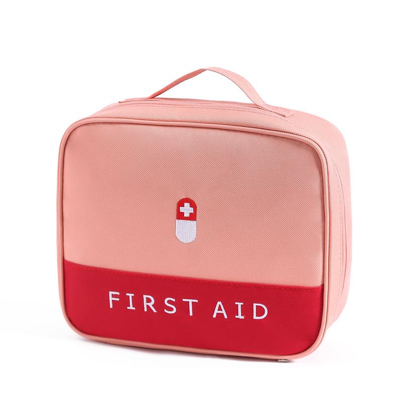 Portable Emergency First Aid Kit Household Classification Storage Bag Epidemic Prevention Medicine Bag Large