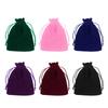 10 Pcs Velvets Drawstring Cloth Bag.Jewelry Storage Pouches Christmas Gift Bags Mini Dices Bags Gift Wrapping Pouch