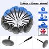24 X Auto Car Truck Tire Tyre Puncture Repair Plug Patch Kit 50mm 6mm Mushroom