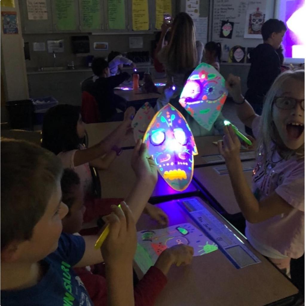 Светящаяся ручка с невидимыми чернилами, маркер, ручка для рисования, секретная обучающая ручка для детей, идеи подарков, сувениров для вечеринок, новинка, игрушка