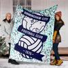 BIRMINGHAM CITY LOGO printed throw blanket—soft,warm;versatile blanket for all seasons—perfect as &air-conditioning throw,nap blanket