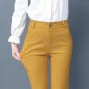 Slim Skinny High Waist Elastic Pencil Pants Overiszed Women Ankle Length Trousers Casual Spring Office Formal Pantalon