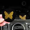 Anti-Slip Car Cup Coasters TPU Material Rhinestone Cup Holder  for Car Interiors