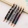 5 Pieces Cute Black Press Ballpoint Pen