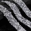 Новый 1 ярд Глиттерная лента с кристаллами, смола, жемчуг, глиттер, кристальная наклейка, самоклеящаяся лента со стразами, украшение для одежды