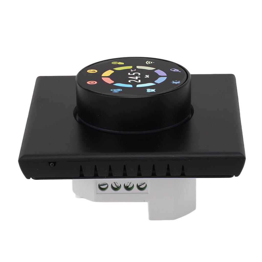 Smart Thermostat Black WiFi Thermostat APP Timer Knob Overheat Protection Voice Control AC95?240V