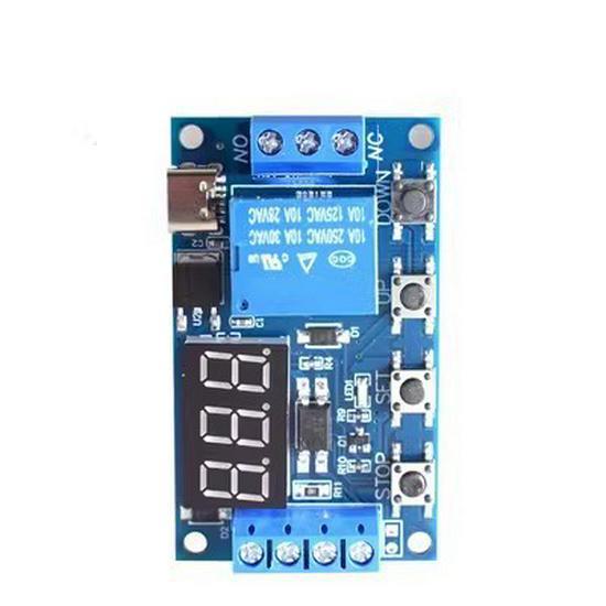 «Односторонний релейный модуль: задерживает отключение питания для запуска цикла задержки на переключателе цепи синхронизации"