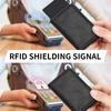 Алюминиевый pop-up держатель для карт с блокировкой RFID, многофункциональный дизайнерский кошелек для банковских и удостоверяющих карт, мужской/женский деловой кошелек