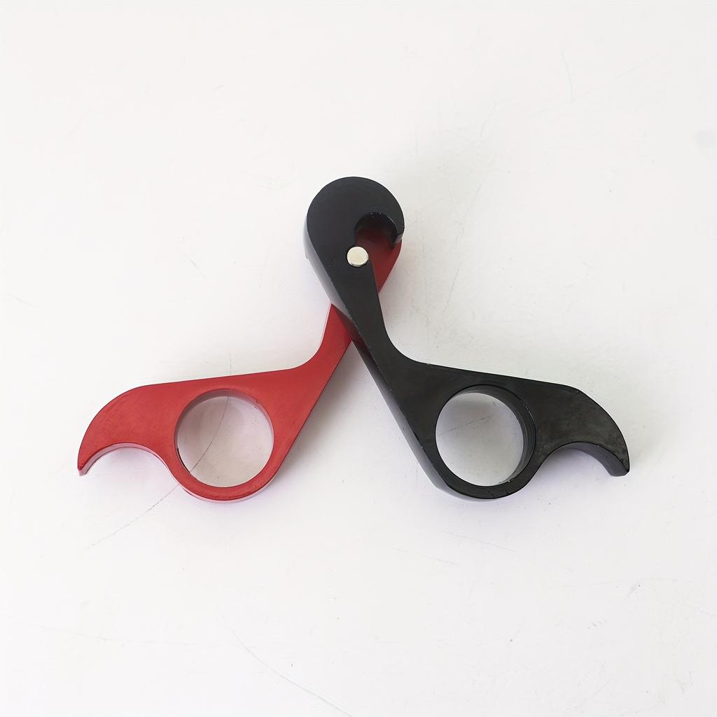 Компактная открывалка для бутылок, управляемая одной рукой, с магнитной присоской, портативная алюминиевая открывалка для пивных бутылок для походов, кемпинга и домашнего использования