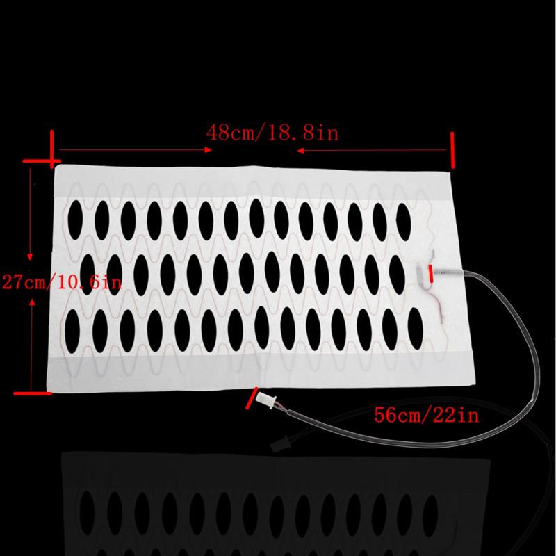 2x/4x 12 В, универсальные чехлы на сиденья автомобиля с подогревом, коврик из углеродного волокна с подогревом, грелка для автокресла, зимний теплый коврик с подогревом, 48 см x 27 см