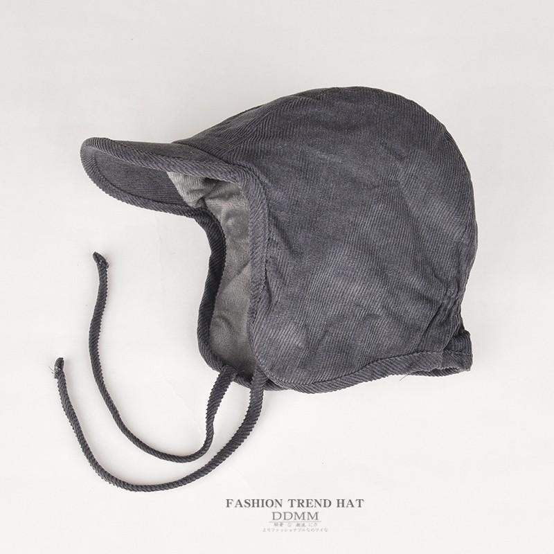 Кепка пилота Thunderbolt, мужская зимняя, утепленная, защитная, женская, с язычком, байкерская, вельветовая, для катания на лыжах