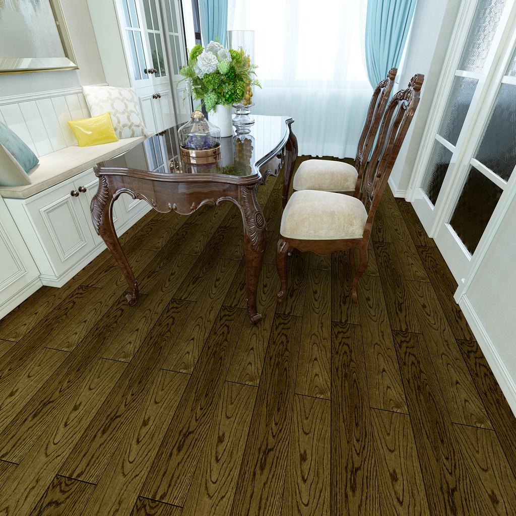 Напольная плитка из искусственной кожи под дерево, виниловые наклейки на пол, водонепроницаемая наклейка на пол для ванной комнаты, кухни, спальни, толщина 0,93 мм