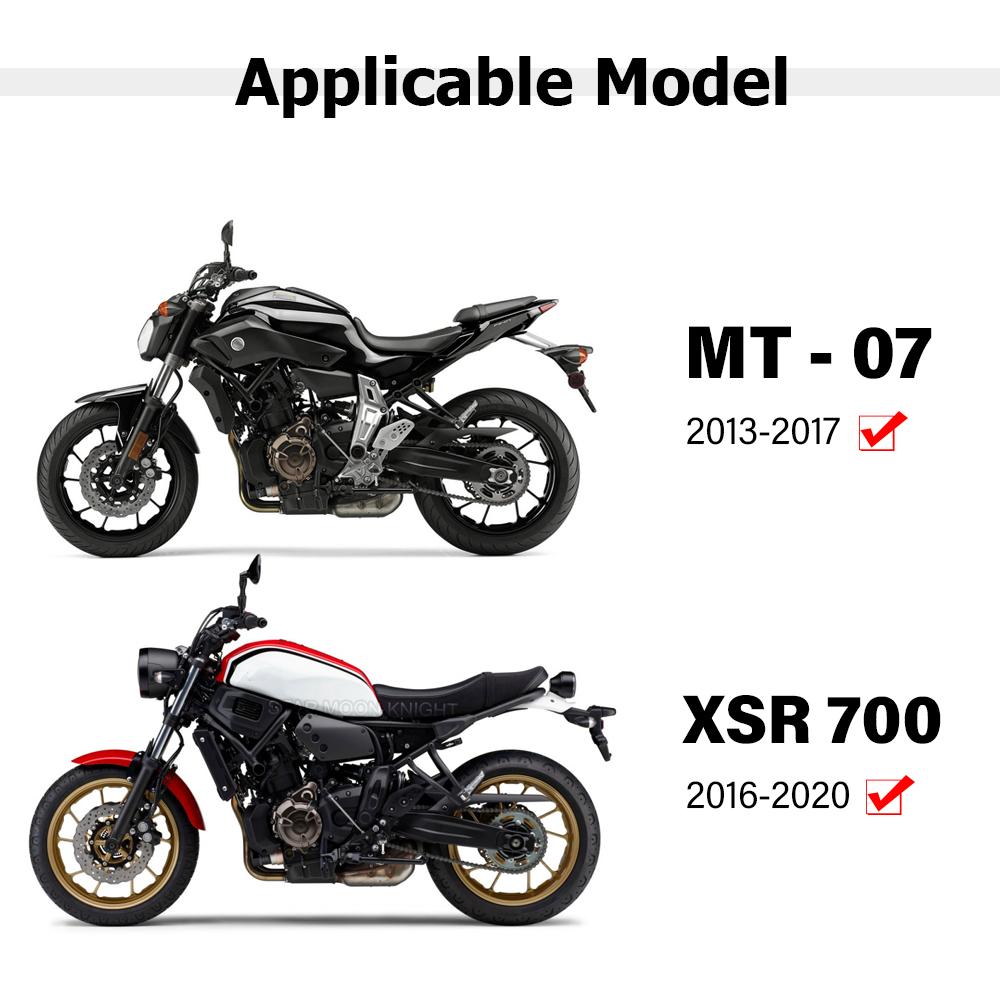 Для YAMAHA MT 07 MT07 2013-2017 XSR 700 XSR700 2016-удлинитель крыла заднего колеса мотоцикла, удлинитель брызговика