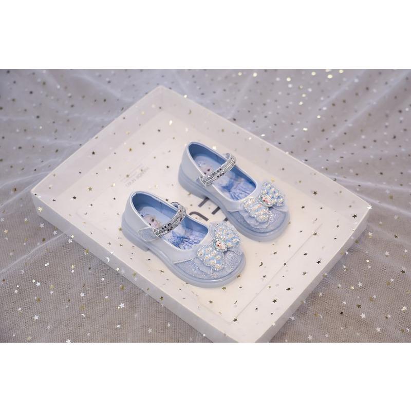 Детская обувь для девочек, обувь принцессы, весна и осень, новая мода, мягкая подошва, обувь для маленьких девочек, украшенная стразами, детская стеклянная обувь