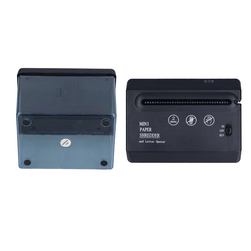 Мини-уничтожитель бумаги USB A6, металлический нож, износостойкий, очень прочный, портативный, экономящий место, электрический измельчитель бумаги