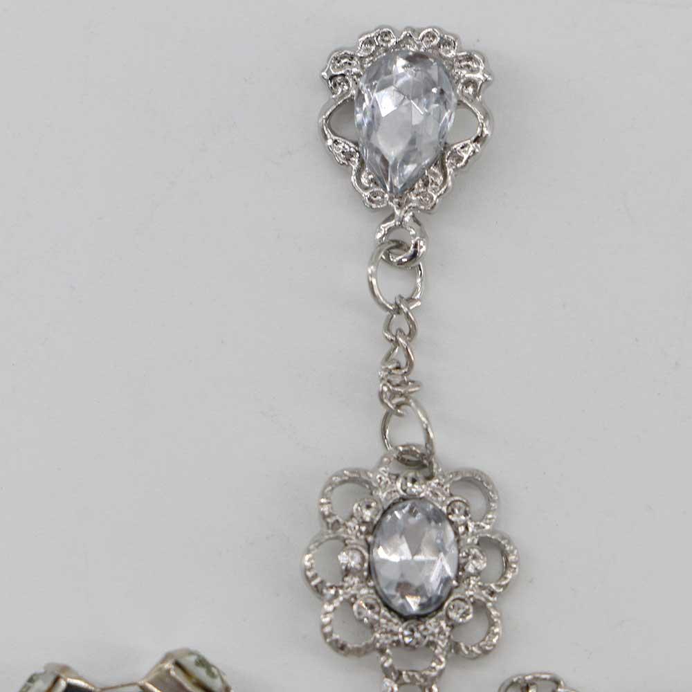 Bohemian Crystal Bridal Headband Rhinestone Headwear Tassel Hair Chain Forehead Pendant Headdress