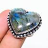 Labradorite Gemstone Handmade 925 Sterling Silver Jewelry Ring Size 9 g2d19
