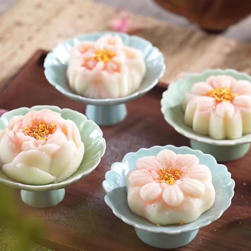 3D Lotus Rose Hibiscus Flower Silicone Molds Diy Flower Candle Soap Gypsum Crafts Resin Making Mold Chocolate Cake Baking Tools