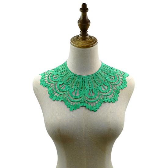 Воротник с аппликацией, полый, устойчивый к разрыву, не деформируется, дышащий, моющийся, съемный своими руками, кружевной корсаж с 3D-эффектом для швейного магазина